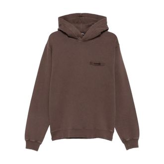 Jacquemus Sudadera con Logo de Grosgrain - Sweatshirts & Hoodies - Hombre - Marr&oacute;n - M
