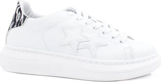 2Star Sneakers - Dames - Sneakers - Wit - 35 EU - Leer - Schoenen