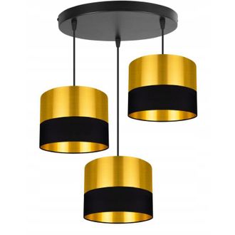 OEM L&aacute;mpara De Techo Moderna Colgante, Pantalla Dorada, Led