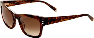 Kate Young for Tura Womens 54mm Brown Sunglasses