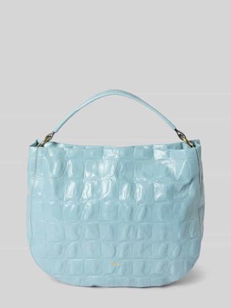 Abro Abro Handtasche mit mit Logo-Applikation Modell Mia in Hellblau, Gr&ouml;&szlig;e 1