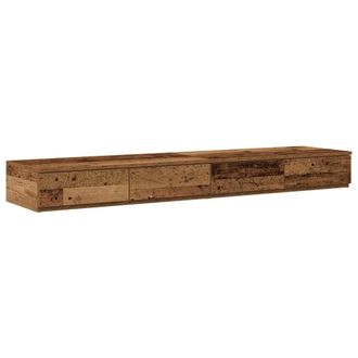 vidaXL Vidaxl - Cajones De Cama Con Caj&oacute;n Madera Vieja 160 X 36.5 X 16.5 Cm