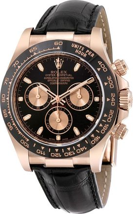Rolex Pre-owned Rolex Cosmograph Daytona Chronograph Black Dial Mens Watch 116515LN