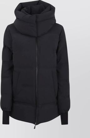 Herno hooded quilted jacket side pockets