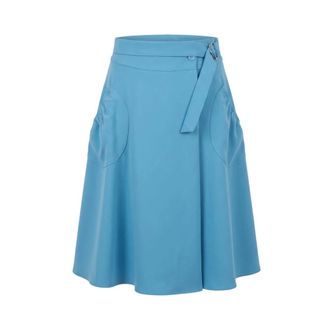 Trussardi Gonna Midi - - Skirts - Donna - Blu - S