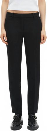 The Kooples Crepe Tailored Pants In Black