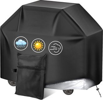OEM Funda Para Barbacoa De Exterior, Tela Oxford 210d, Resistente A Los Rayos Uv Y A Los Desgarros, Ajuste Universal Para Parrillas De Gas, Dimensiones 14