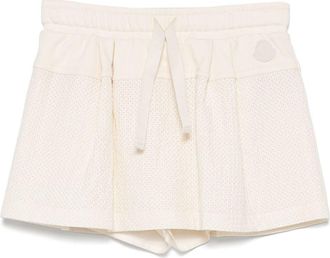 Moncler Textured Mini Skirt - Womens - Cotton