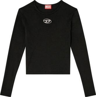 Diesel Dames, Tops, Zwart, Maat: XS Katoen