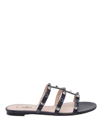 Valentino Garavani Rockstud with cabochon slide sandals