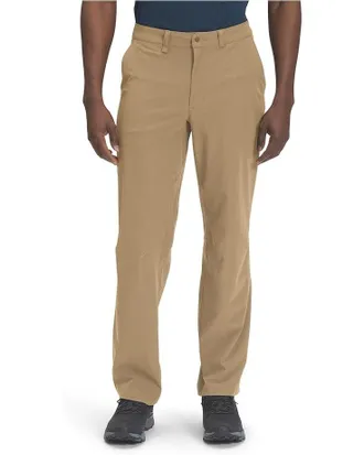 The North Face Paramount Pants Men Brown Flat Front Straight Leg Zip Fly SGN1514
