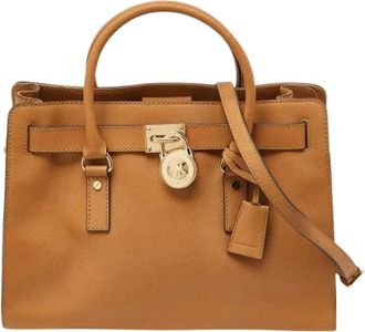 Michael Kors Pre-owned Leather totes - Dames - Vintage Handtas - Beige - ONE Size - Vintage