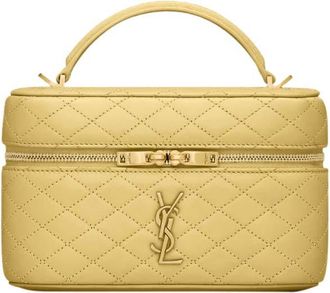 Saint Laurent Yellow Gaby Mini Crossbody Bag