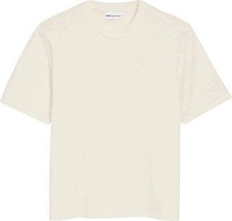 Ami Ami de Coeur Motif T-shirt - Heren - T-shirts - Beige - S - Tops