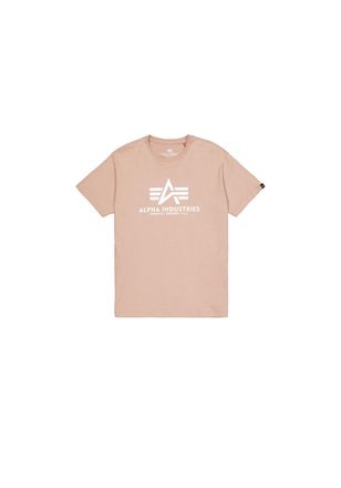 Alpha Industries T-Shirt ALPHA INDUSTRIES Basic T-Shirt BL, Herren, Gr. XXL, orange (dusty coral), Obermaterial: 100% Baumwolle, Shirts T-Shirt