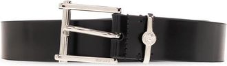 Versace Leren riem - Heren - Riemen - Zwart - 95 CM - Leer - Accessoires