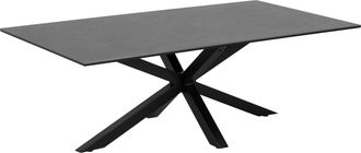 Furniture To Go Heaven Ceramic Coffee Table in Black