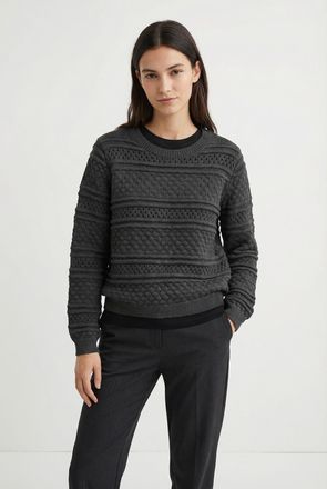 Vero Moda Strickpullover VERO MODA VMLEO LS O-NECK PULLOVER BF, Damen, Gr. XL, schwarz, Strick, Obermaterial: 60% Polyester, 40% Viskose, unifarben, regular fit