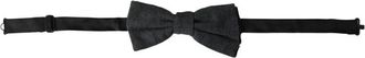 Dolce & Gabbana Zijden Verstelbare Vlinderdas - Heren - Accessoires - Grijs - ONE Size - Accessoires
