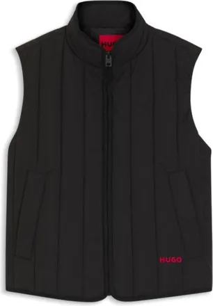 HUGO BOSS Lightweight gilet with vertical quilting