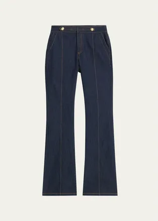 Cinq &agrave; Sept Abbot High-Rise Flared Jeans
