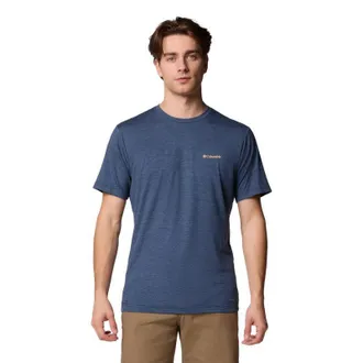 Columbia Heren Kwick Hike Terug T-Shirt (Blauw)