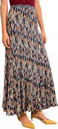 Ulla Johnson Marceline Multicolor Long Maxi Skirt In Oasis
