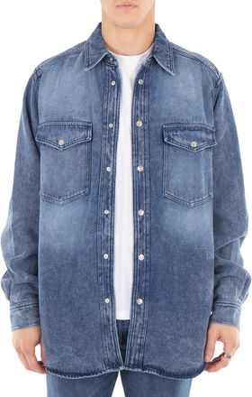 Isabel Marant Tailly Flowy Denim Shirt