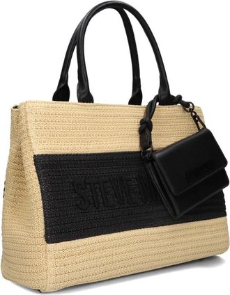 Steve Madden Tassen, Dames, Beige, ONE Size, Veelzijdige Blopez Schoudertas