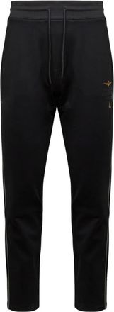 Aeronautica Interlock Frecce Tricolori Broeken 262Pf 1035Uf 00691 - Heren - Sweatpants - Zwart - M - Broeken