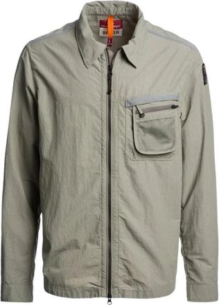 Parajumpers Wymond Overshirt - Heren - Windbreakers - Grijs - XL - Katoen - Fitness