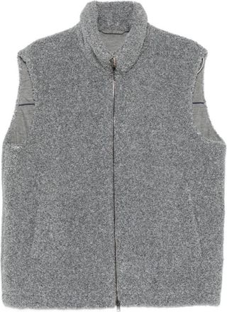 Herno flanellen vest met ritssluiting