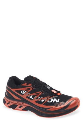 Maison Margiela x Salomon XT Sneaker in Black/Cherry Tomato/White at Nordstrom, Size 9