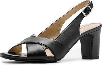 Life Stride Freesia Slingback Sandals Womens Dress Sandals Black : 8.5 M (B), Synthetic