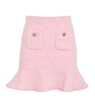 Self Portrait Self-Portrait Knit Mini Skirt Size M