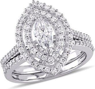 Rina Limor 14K 0.98 Ct. Tw. Diamond Halo Ring