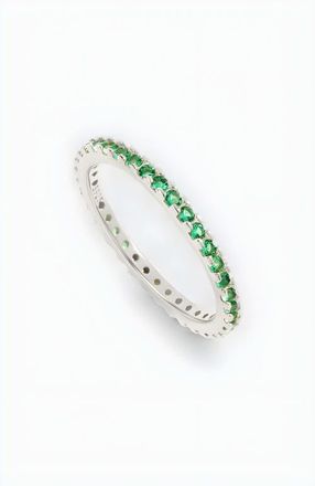 Mint & Lily May Birthstone Eternity Stacking Ring in 925 Sterling Silver at Nordstrom, Size 6