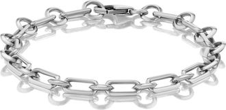 Sheryl Lowe Small Soho Chain Bracelet in Sterling Silver at Nordstrom, Size 7
