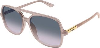 Chlo&eacute; CH0364S 005 Womens Sunglasses Brown Size 57