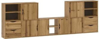 vidaXL Vidaxl - 5 Piece tv Units with Storage odda Solid Wood Pine