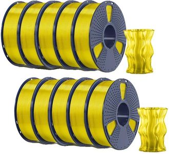 OEM Filamento Para Impresora 3d, Alta Resistencia, Baja Formaci&oacute;n De Filamentos, Petg Amarillo Claro