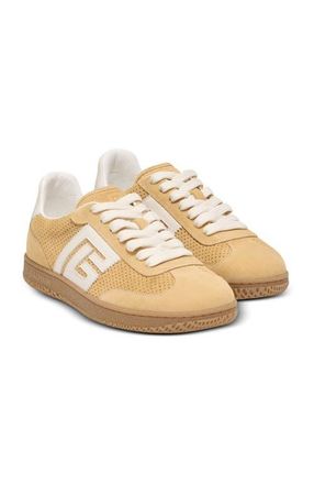 Balmain Suede Balmain Swan trainers in Beige at Nordstrom, Size 35 Eu
