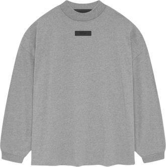 Fear of God SS24 Long-Sleeve Tee Dark Heather Oatmeal 125SP244203F