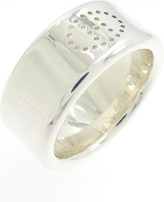 Herm&egrave;s Silver 925 Band Ring (Pre-Owned)