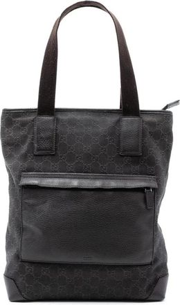 Gucci Pre-owned Tote Bags, female, Brown, Size: ONE SIZE Pre-owned Printed Tote Bag