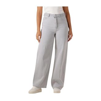 Second Female Dames, Jeans, Grijs, Maat: XS Denim