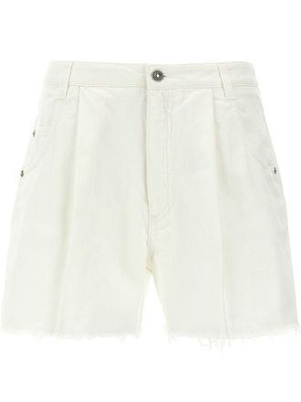 Ermanno Scervino cotton shorts - women - Cotton - 42 - White