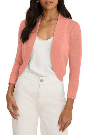 Nic+Zoe Bolero Open Front Cardigan in Persimmon at Nordstrom, Size Xx-Large