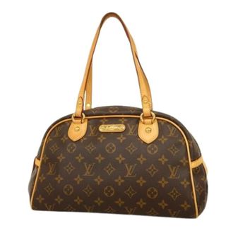 Louis Vuitton Pre-owned Handbags, female, Brown, Size: ONE SIZE Pre-owned Vintage Canvas Handbag