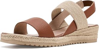 La Canadienne Rowena Womens Wedge Shoes Cognac : 11 M (B), Leather